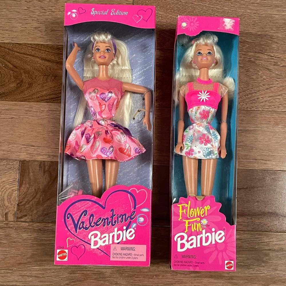 Two NEW unopened in box Barbie dolls